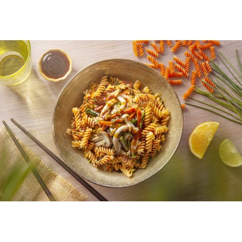 معكرونة العدس الحمراء - قالو