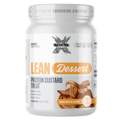 لين ديزرت بروتين كاسترد بنكهة زبدة البسكويت جينتكس لين ديزرت بروتين كاسترد بنكهة زبدة البسكويت جينتكس