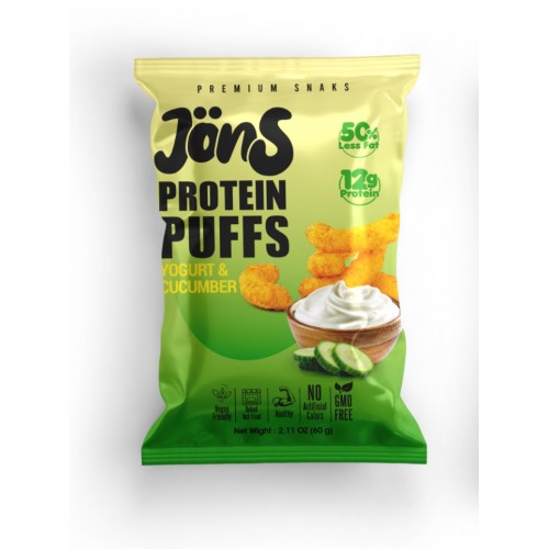 بفك بروتين بنكهة الزبادي والخيار من جونز بفك بروتين بنكهة الزبادي والخيار من جونز