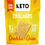 كراكرز بنكهة الجبن الشيدر والبصل من كيتو ناتشورالز
