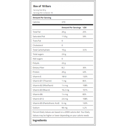 لابيرفا بروتين بار بديل وجبة 4 ساعات