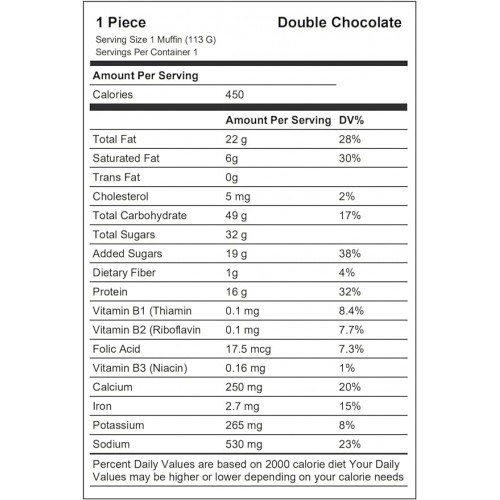 مافن كومبليت بنكهة الدبل شوكلت من لابيرفا