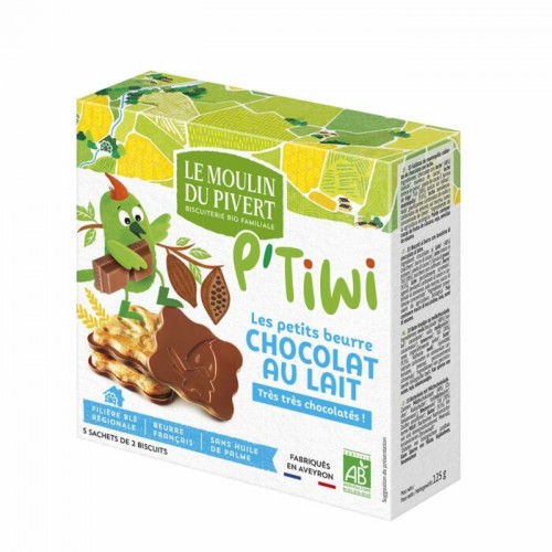 بسكويت زبدة الشوكولاتة بالحليب من لو مولان دو بيفير