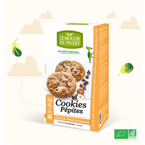 كوكيز فرنسي الشوكولاتة والبندق