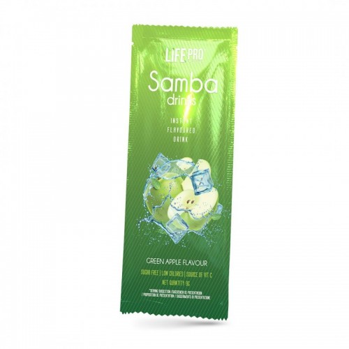 منكهات ماء بنكهة التفاح الأخضر سامبا من لايف برو نيوترشن