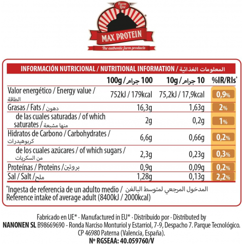 Grandma’s La Big de Max Sauce Max Protein