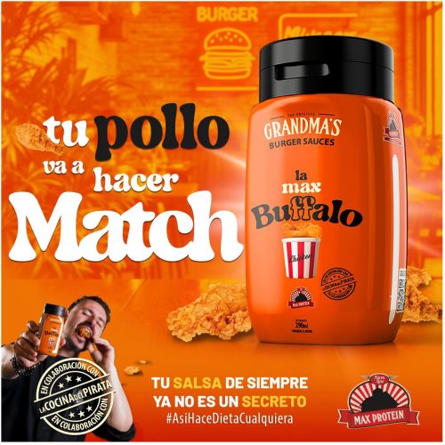 صوص بافلو الحار جراندماز من بروتين ماكس