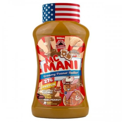 ماك ماني زبدة الفول السوداني الكريمية المحمصة ماك ماني