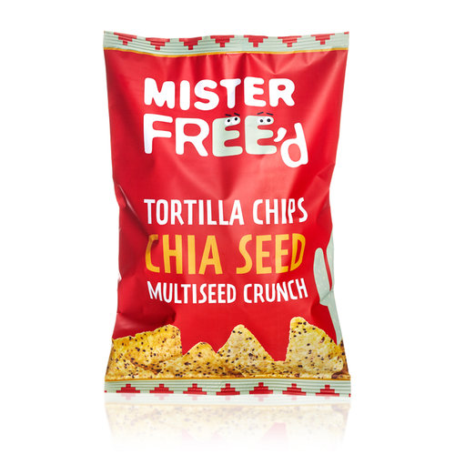 رقائق التورتيلا المقرمشة ببذور الشيا رقائق التورتيلا المقرمشة ببذور الشيا