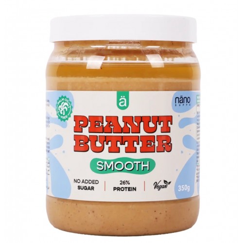 زبدة فول سوداني ناعمة من نانو