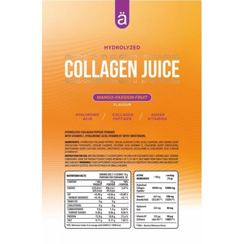 عصير الكولاجين بنكهة مانجو وباشن فروت من نانو