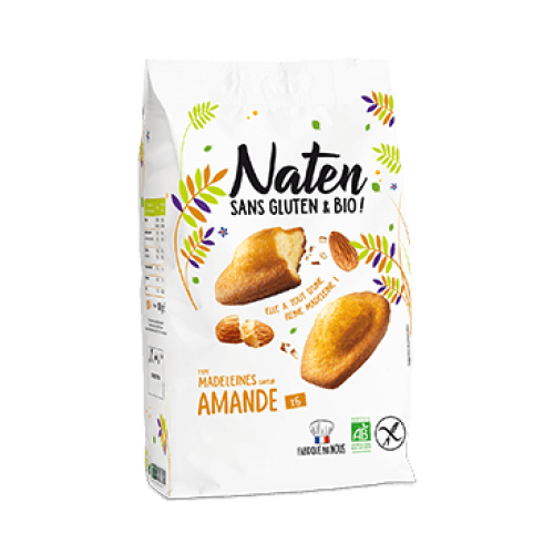 كعك مادلين باللوز ناتين