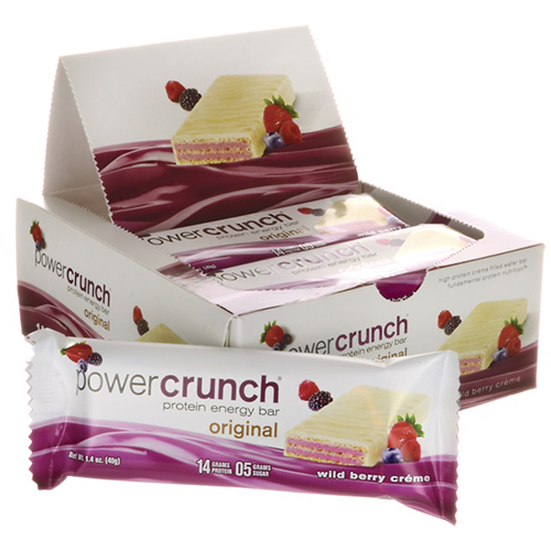 باور كرنش ويفر بروتين بار كريمة التوت البري