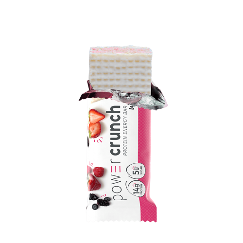 باور كرنش ويفر بروتين بار كريمة التوت البري