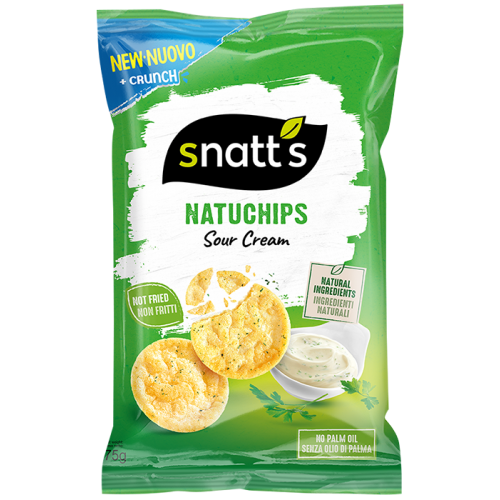 رقائق ناتشو بنكهة الكريمة الحامضة من سناتس