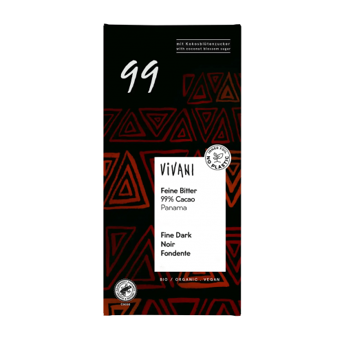 لوح شوكولاته داكنة فاين بيتر 99%- فيفاني