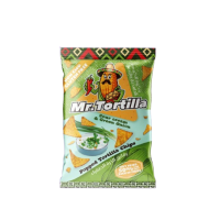 رقائق الذرة الصفراء مستر تورتيلا بنكهة الكريمة الحامضة والبصل من فيف فري
