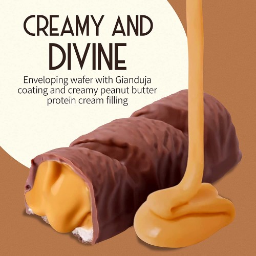 وانا ويفر بروتين بار بالشوكولاته وزبدة الفول السوداني