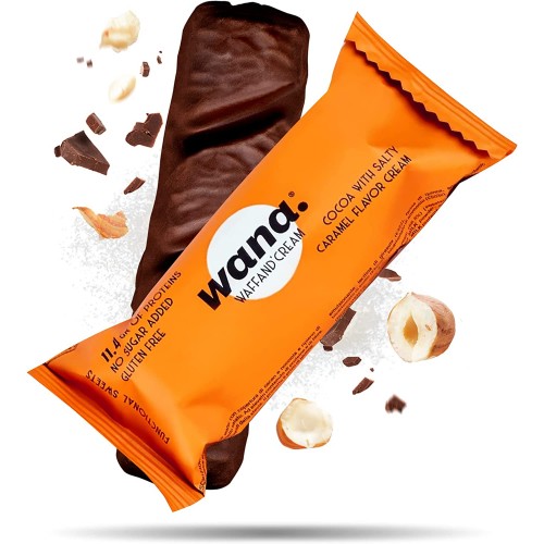 وانا ويفر بروتين بار بالشوكولاته و سولتد كراميل