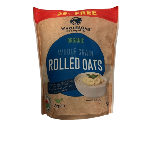 رقائق الشوفان العضوي الكامل من هولسم