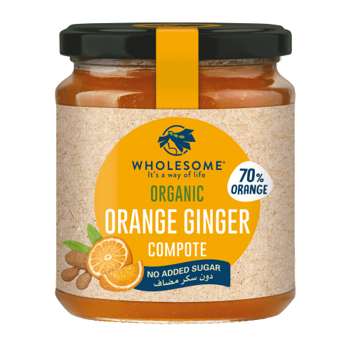 مربى البرتقال والزنجبيل العضوي بدون سكر - هولسم