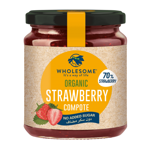 مربى الفراولة العضوي بدون سكر - هولسم مربى الفراولة العضوي بدون سكر - هولسم